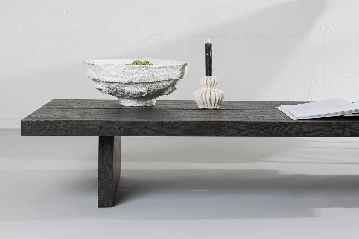 Lancester sofabord - 140 × 60 cm - sort - billede 14