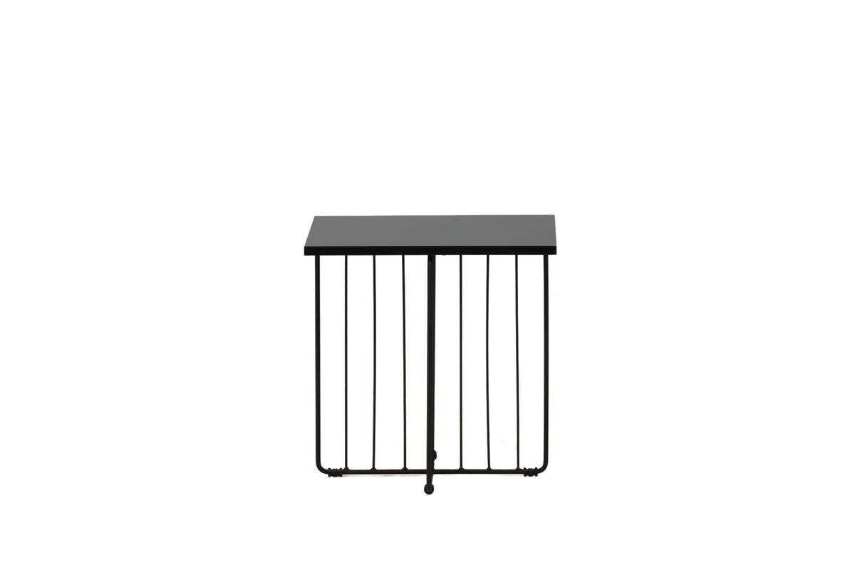 Dayton sofabord - 40 × 40 cm - sort - billede 1