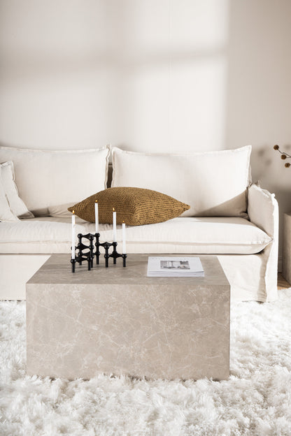 York sofabord - 80 × 60 cm - beige - billede 16