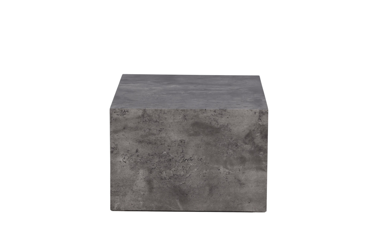 York sofabord - 80 × 60 cm - mørkegrå - billede 1