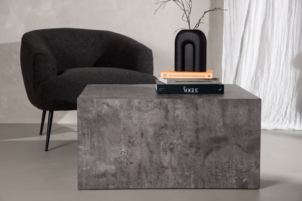 York sofabord - 80 × 60 cm - mørkegrå - billede 13