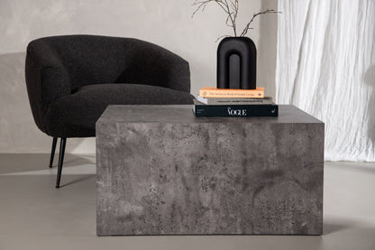 York sofabord - 80 × 60 cm - mørkegrå - billede 13