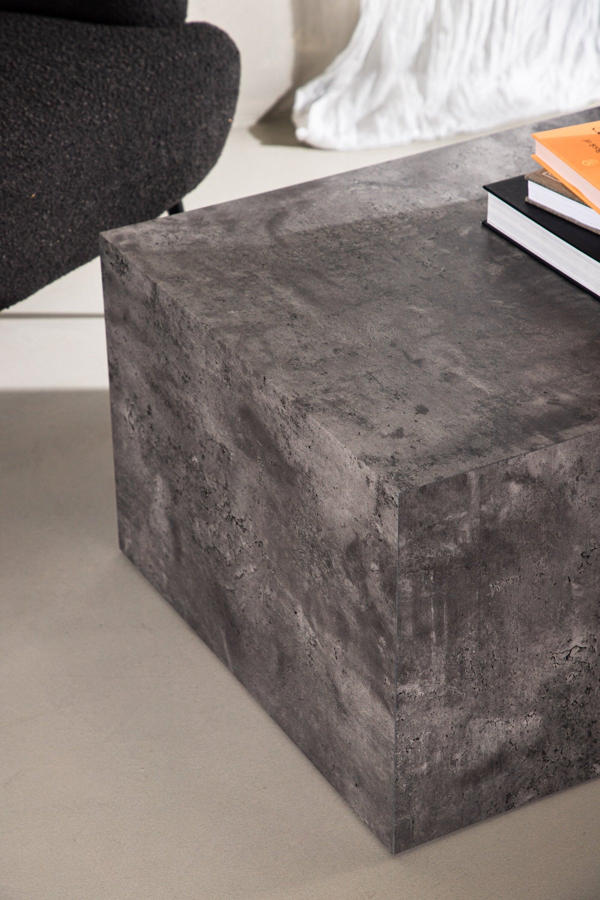 York sofabord - 80 × 60 cm - mørkegrå - billede 18