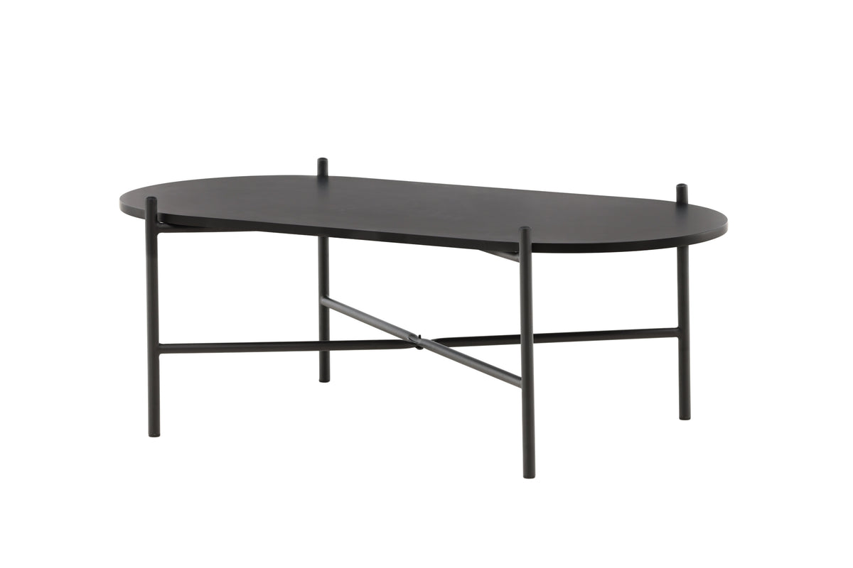 Pueblo sofabord - 120 × 60 cm - sort - billede 2