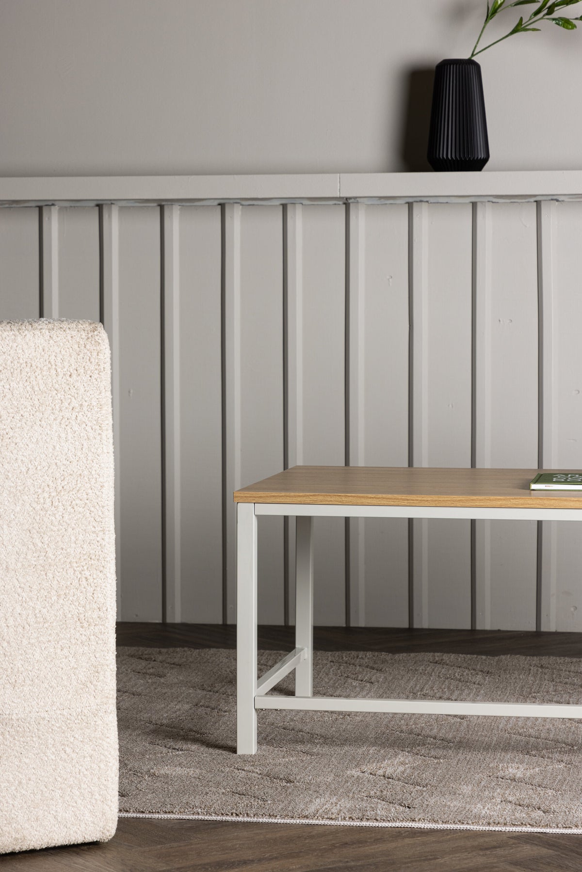 Rise sofabord - 120 × 60 cm - beige - billede 18