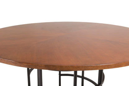 Copenhagen rundt spisebord - Ø140 cm - sort, brun - billede 2