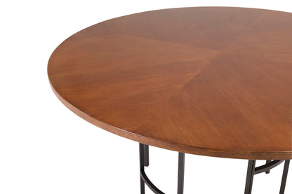 Copenhagen rundt spisebord - Ø140 cm - sort, brun - billede 3