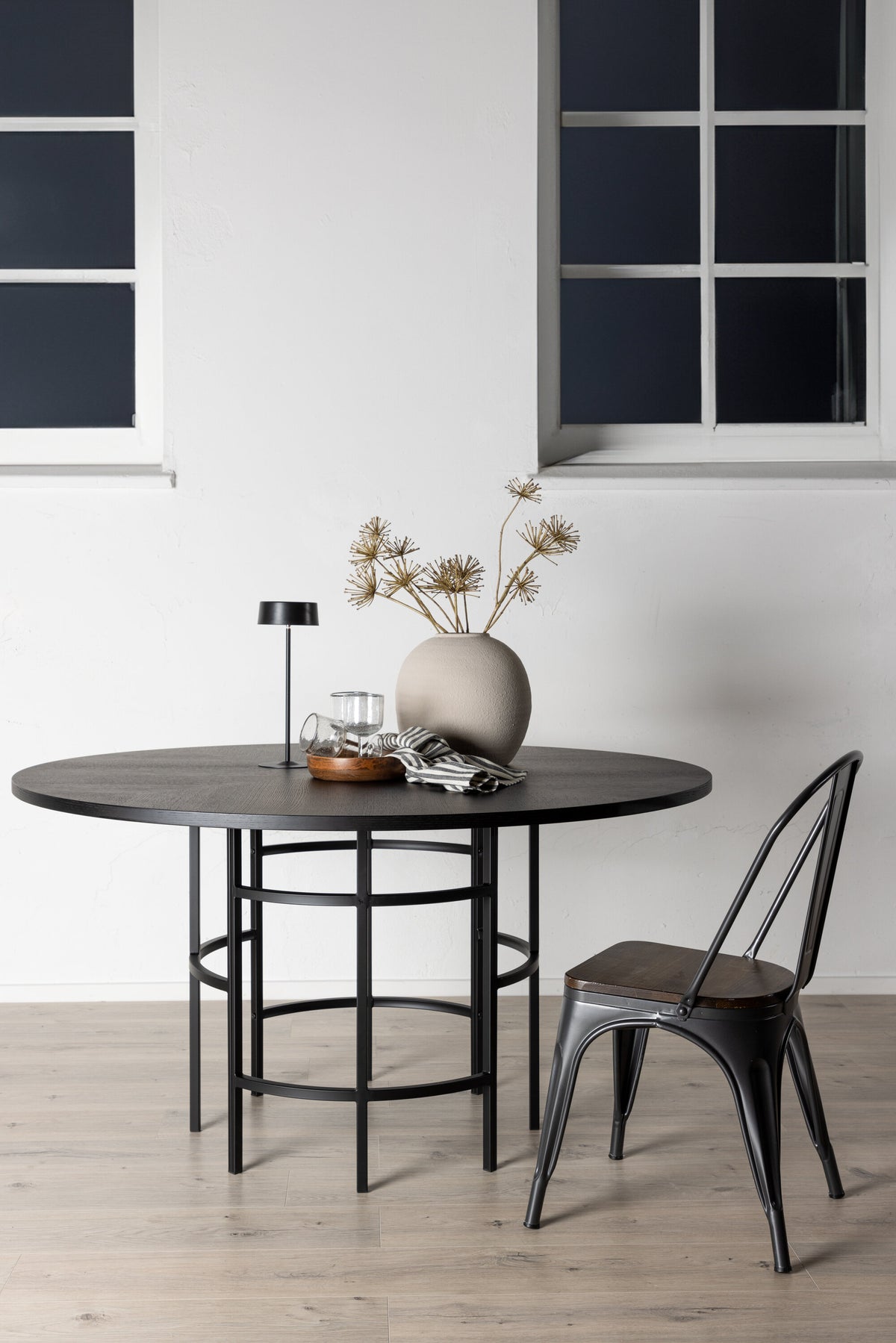 Copenhagen rundt spisebord - Ø140 cm - sort - billede 17