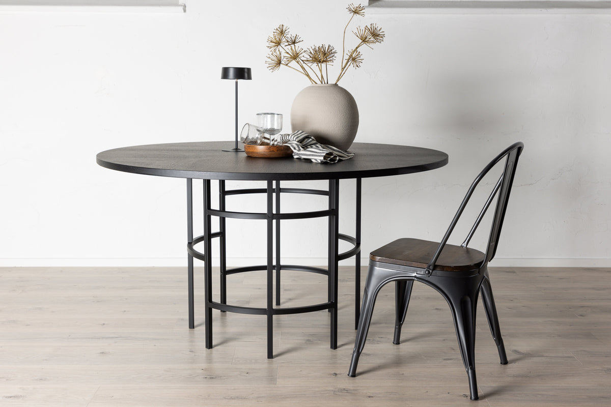 Copenhagen rundt spisebord - Ø140 cm - sort - billede 13