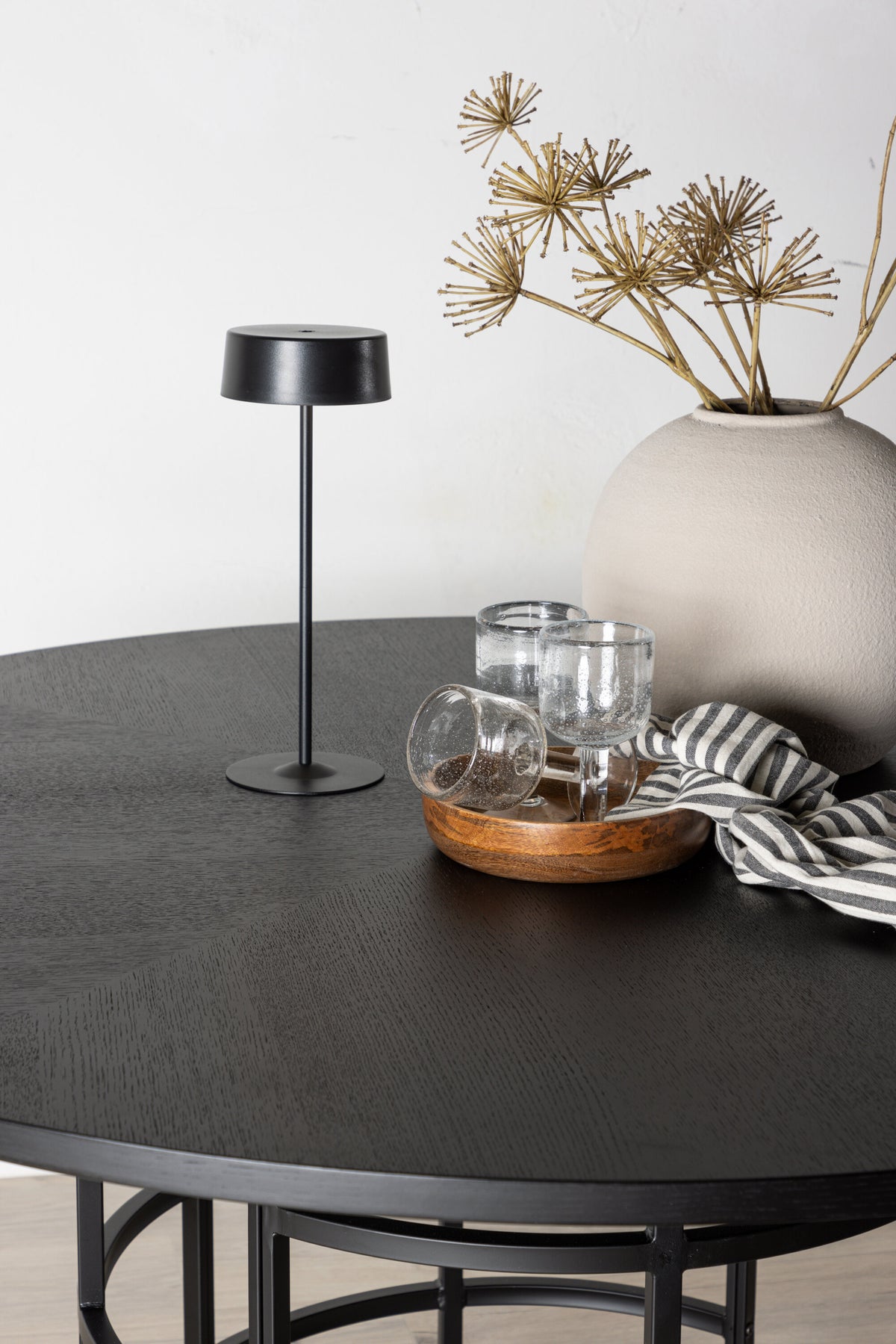 Copenhagen rundt spisebord - Ø140 cm - sort - billede 18