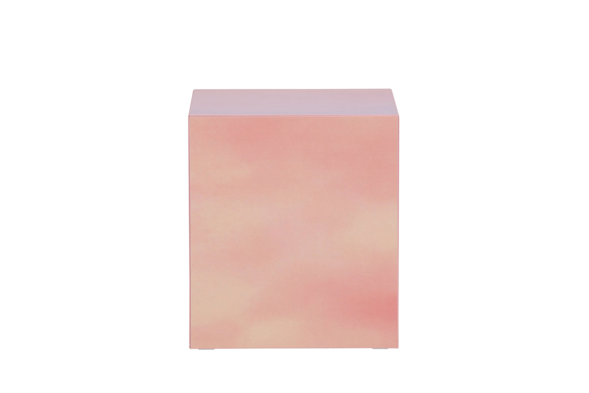 York sofabord - 40 × 40 cm - rosa - billede 1