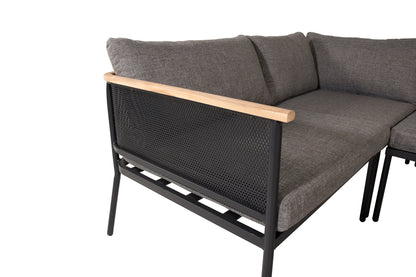 Nettan Hjørnesofasæt Natur/Grå