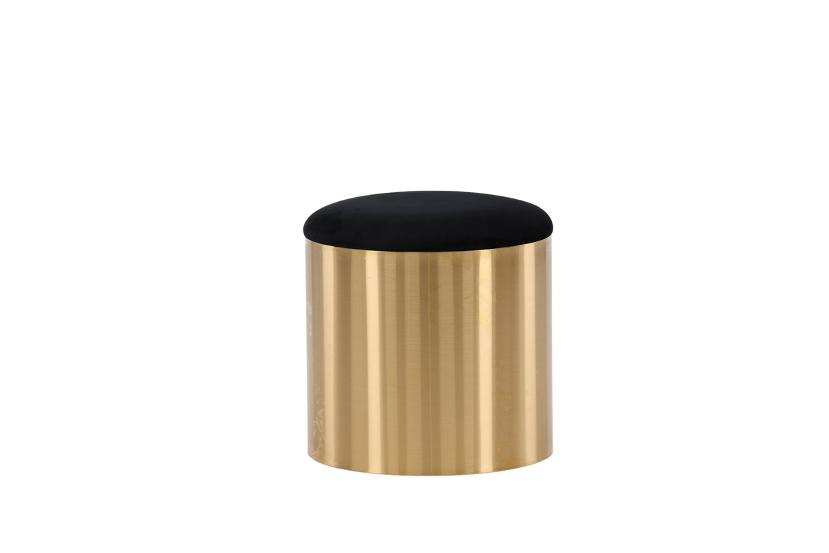 Puff puf - sort, guld - billede 11