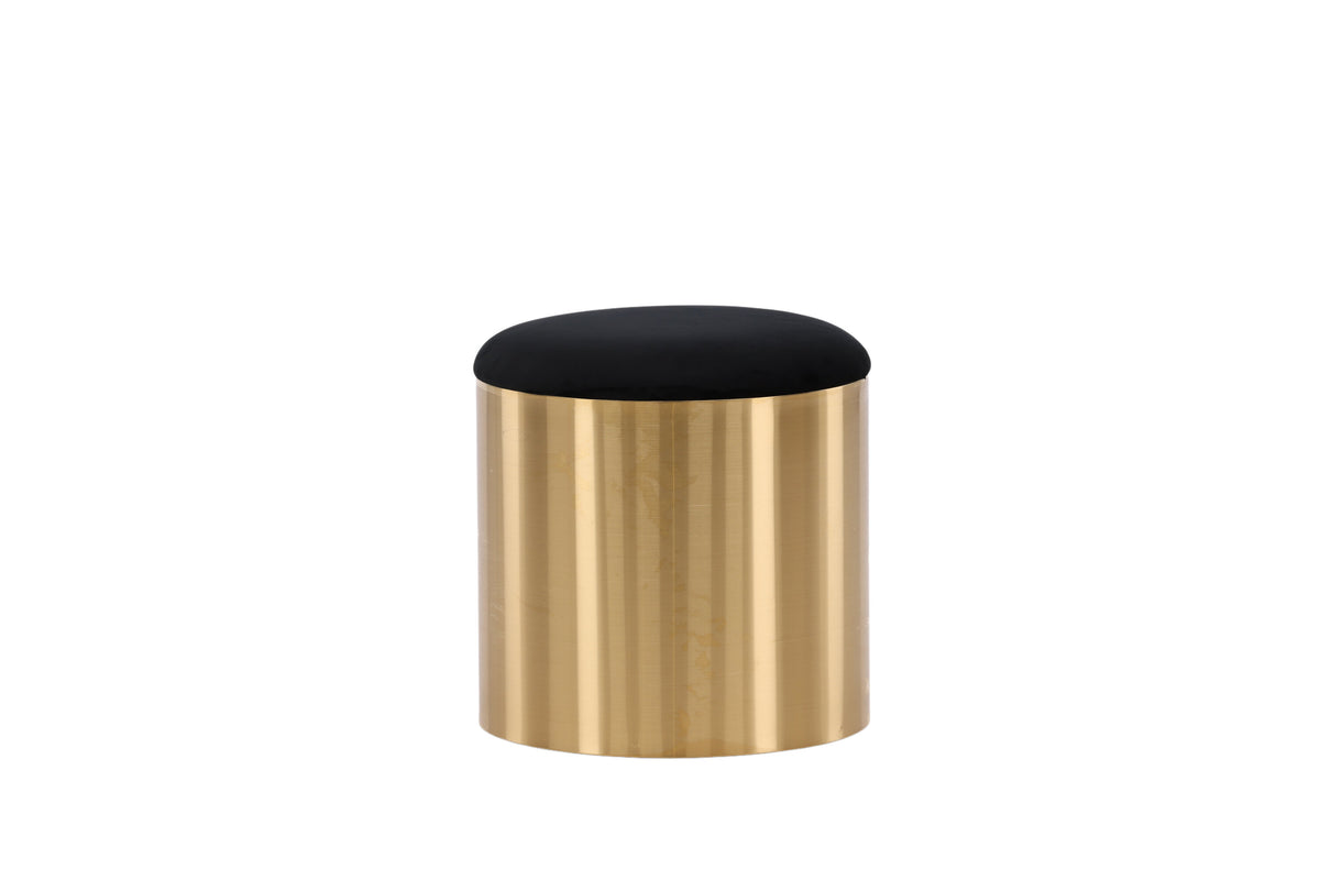 Puff puf - sort, guld - billede 12