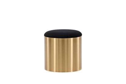 Puff puf - sort, guld - billede 1