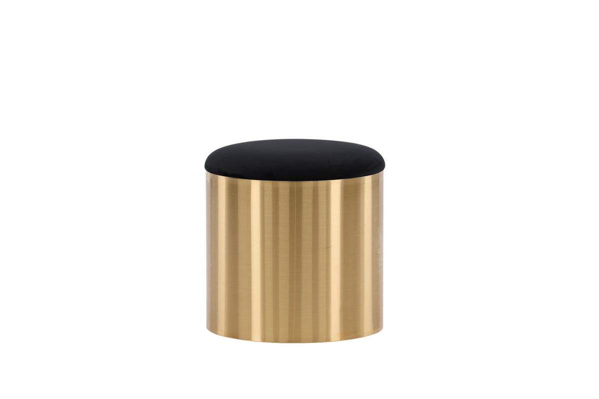 Puff puf - sort, guld - billede 2