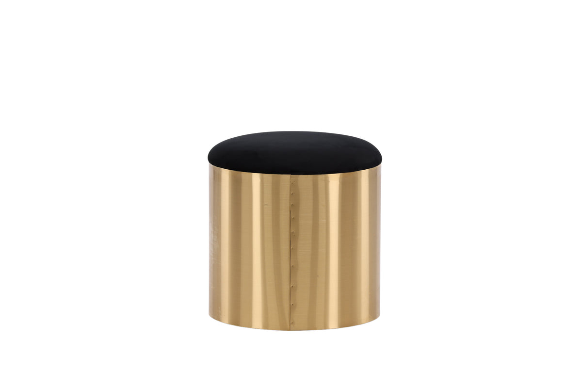 Puff puf - sort, guld - billede 7