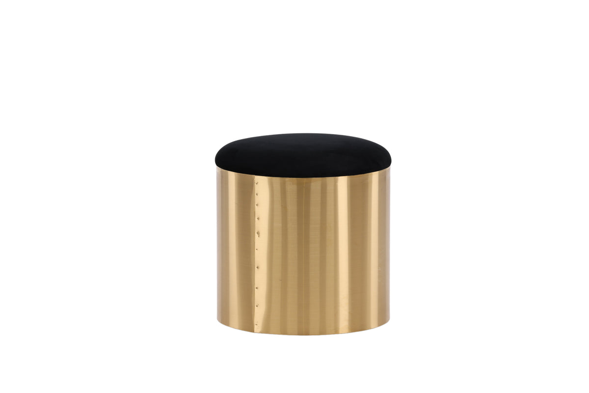 Puff puf - sort, guld - billede 8