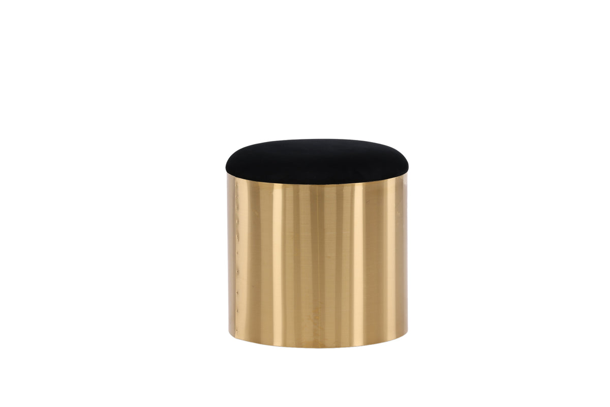 Puff puf - sort, guld - billede 9