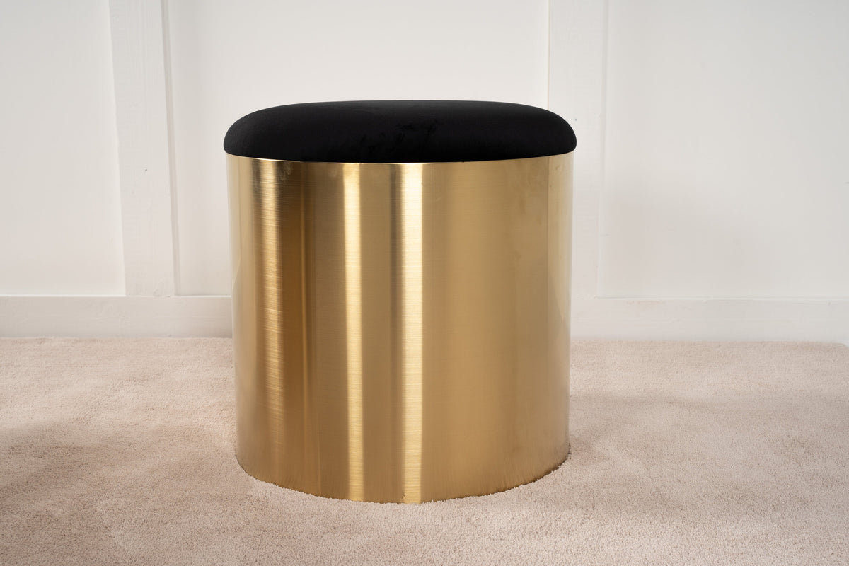 Puff puf - sort, guld - billede 13