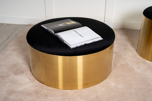 Puff Ottoman ⌀75 Guld