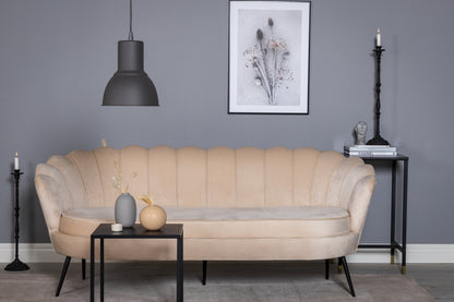 Calais 3-personers sofa - beige, sort - billede 7