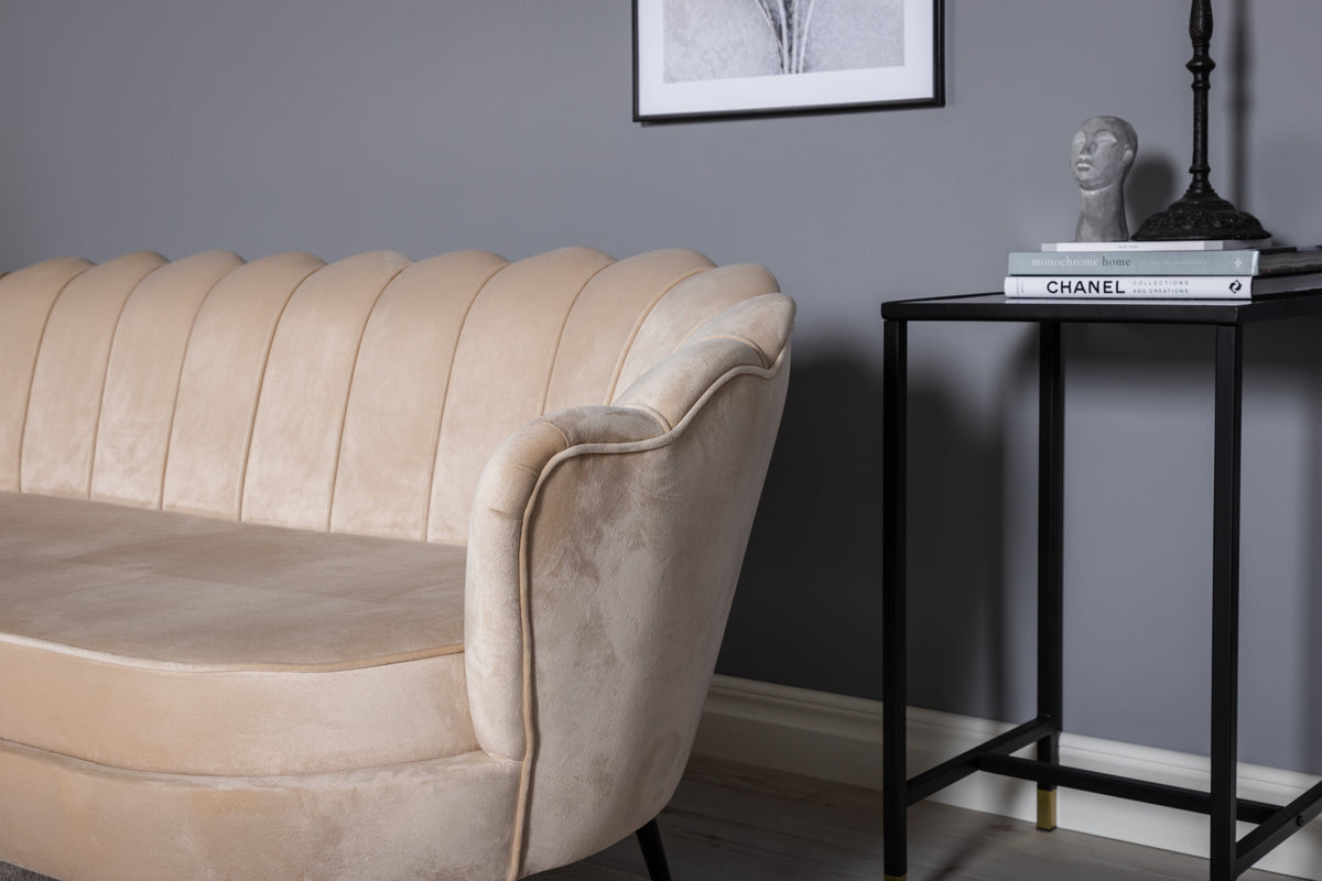 Calais 3-personers sofa - beige, sort - billede 8