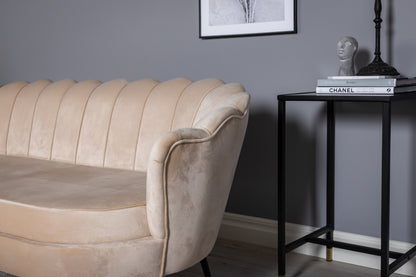 Calais 3-personers sofa - beige, sort - billede 8