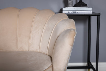 Calais 3-personers sofa - beige, sort - billede 9