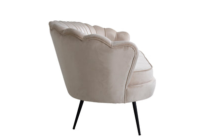 Calais 3-personers sofa - beige, sort - billede 4