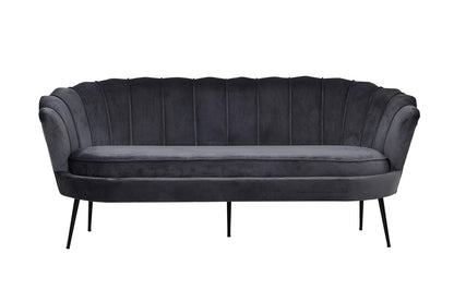 Calais 3-personers sofa - sort, mørkegrå - billede 1