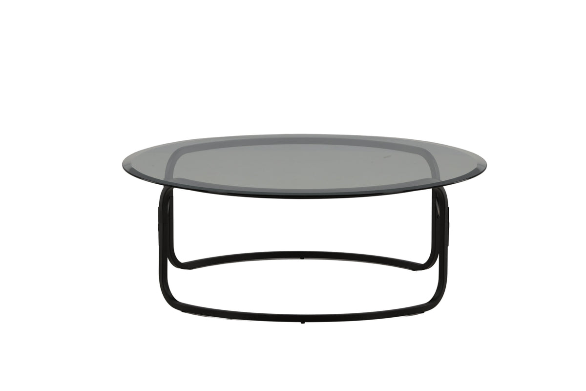 Lomma sofabord - Ø110 cm - sort, klar, transparent - billede 10
