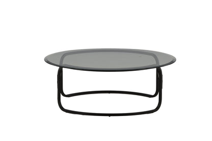 Lomma sofabord - Ø110 cm - sort, klar, transparent - billede 10