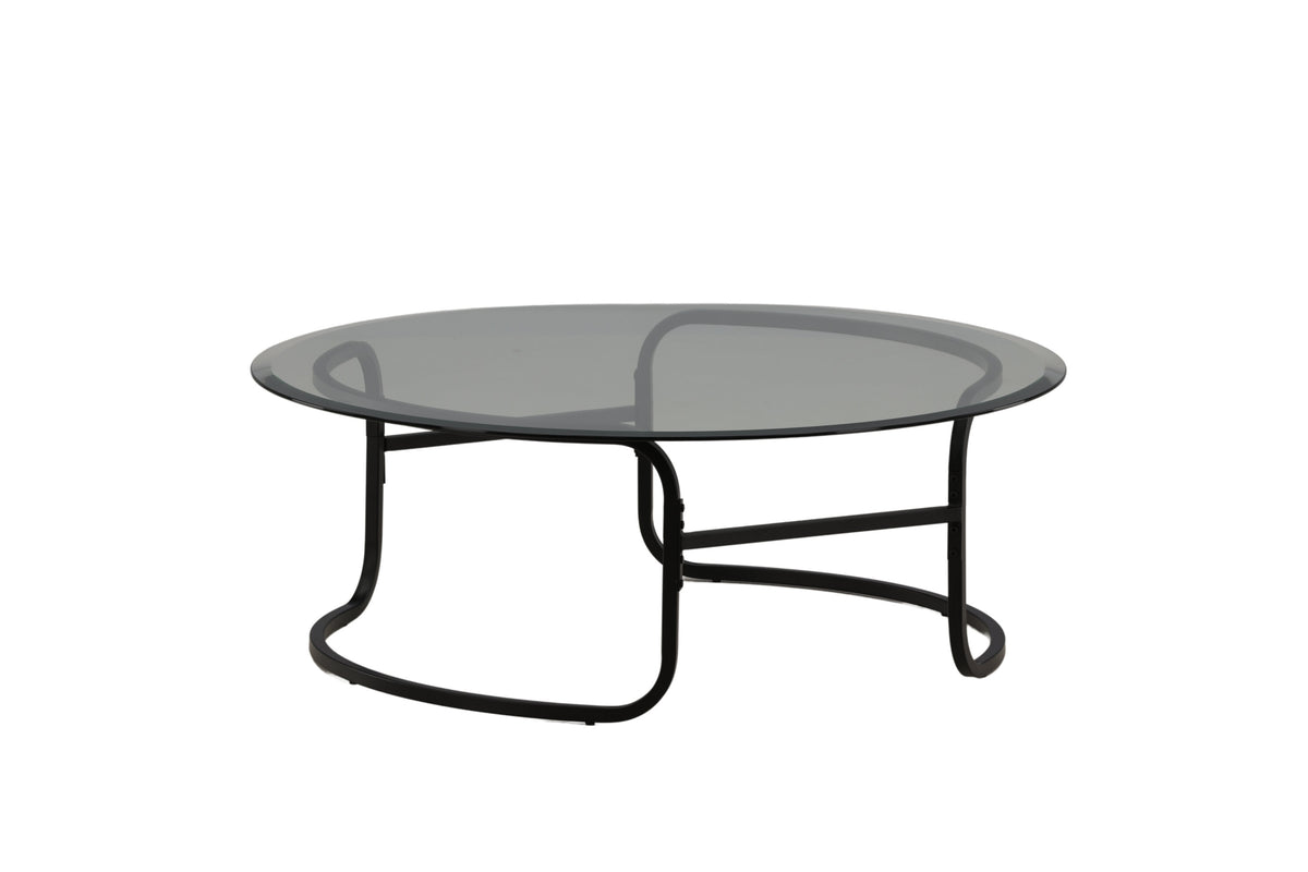 Lomma sofabord - Ø110 cm - sort, klar, transparent - billede 12