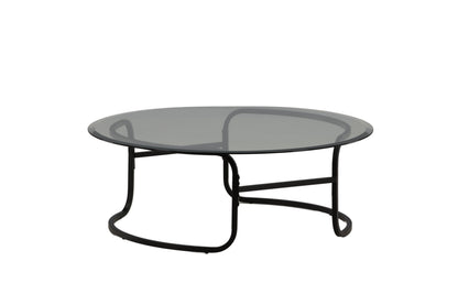 Lomma sofabord - Ø110 cm - sort, klar, transparent - billede 12