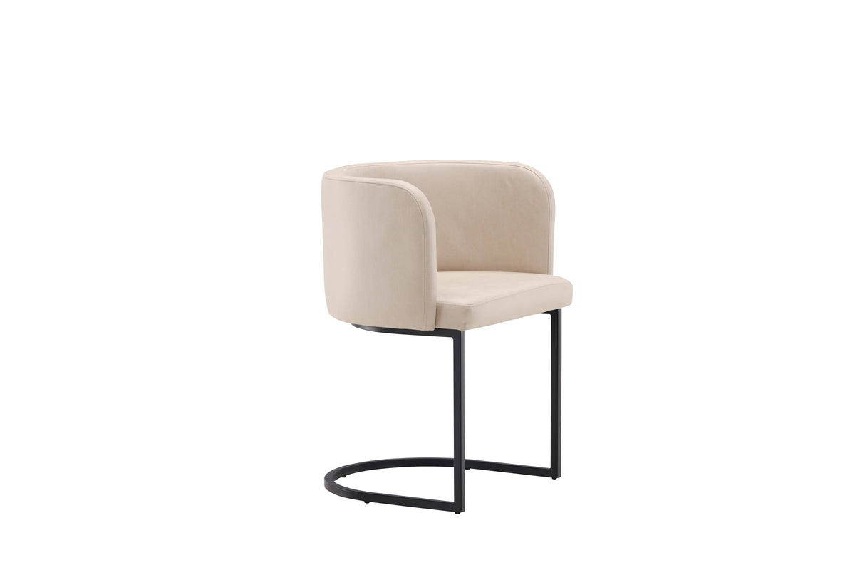 Simrishamn spisebordsstol - beige, sort - billede 11