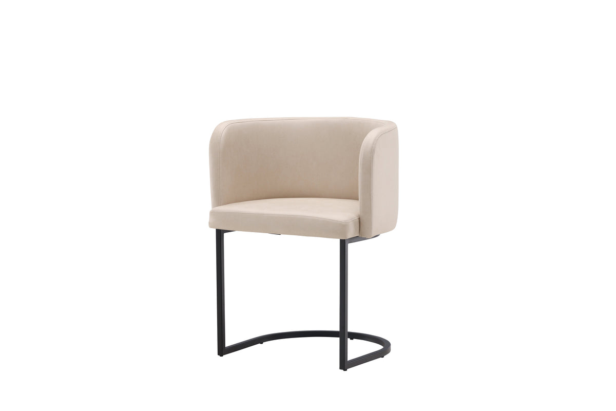 Simrishamn spisebordsstol - beige, sort - billede 2