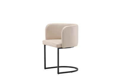 Simrishamn spisebordsstol - beige, sort - billede 3