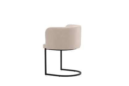 Simrishamn spisebordsstol - beige, sort - billede 5