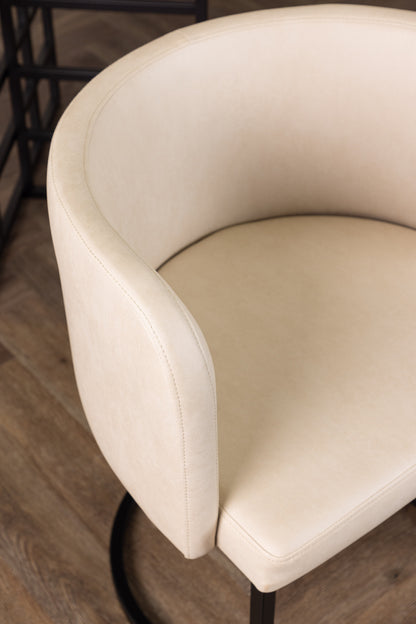 Simrishamn spisebordsstol - beige, sort - billede 20