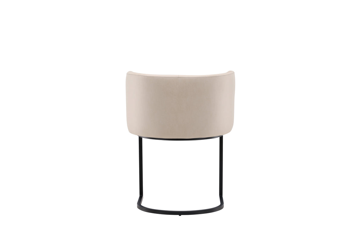 Simrishamn spisebordsstol - beige, sort - billede 7