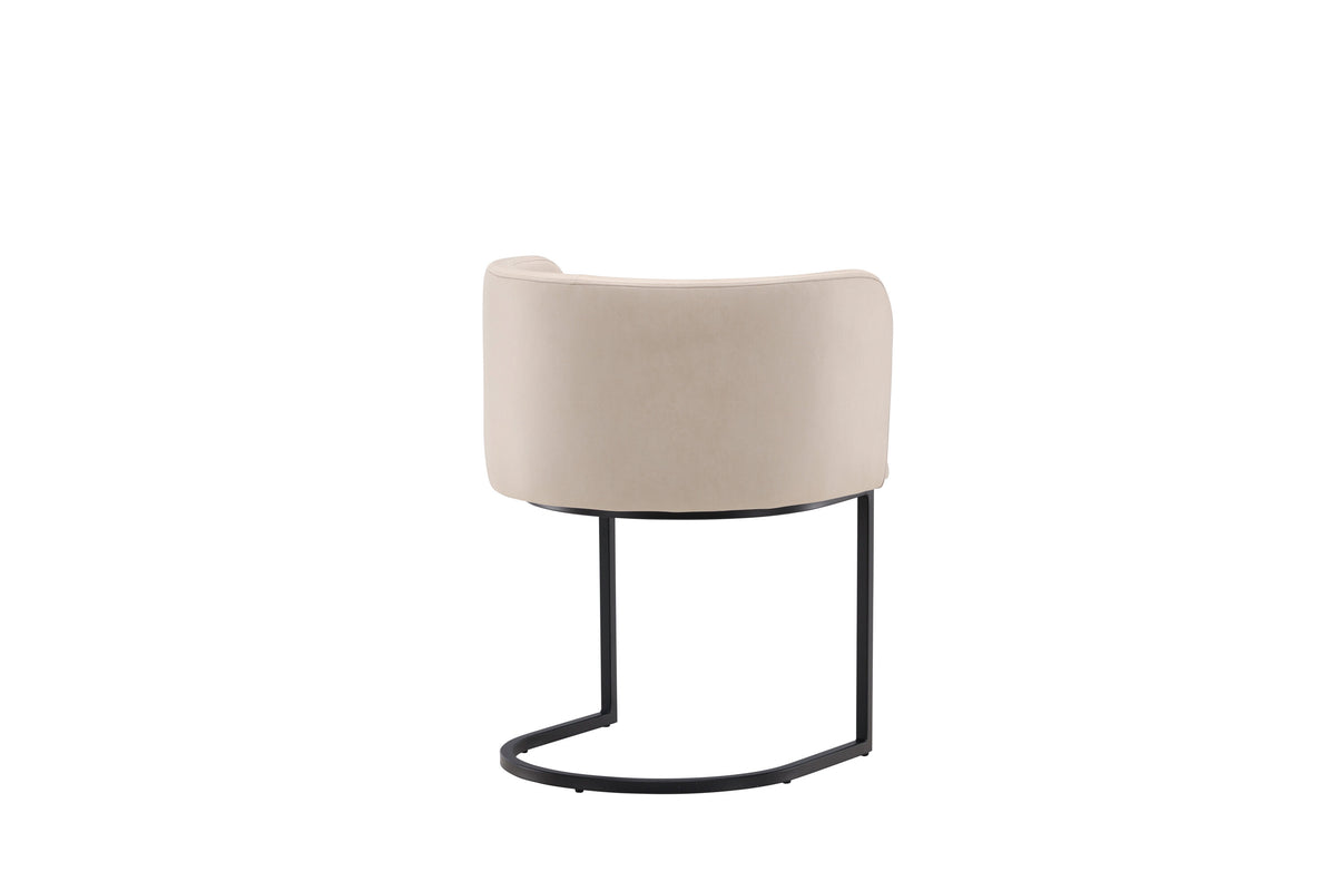Simrishamn spisebordsstol - beige, sort - billede 8