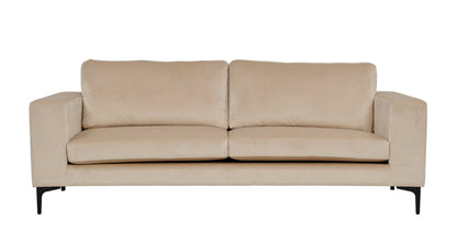 Bolero 3-personers sofa - beige, sort - billede 1