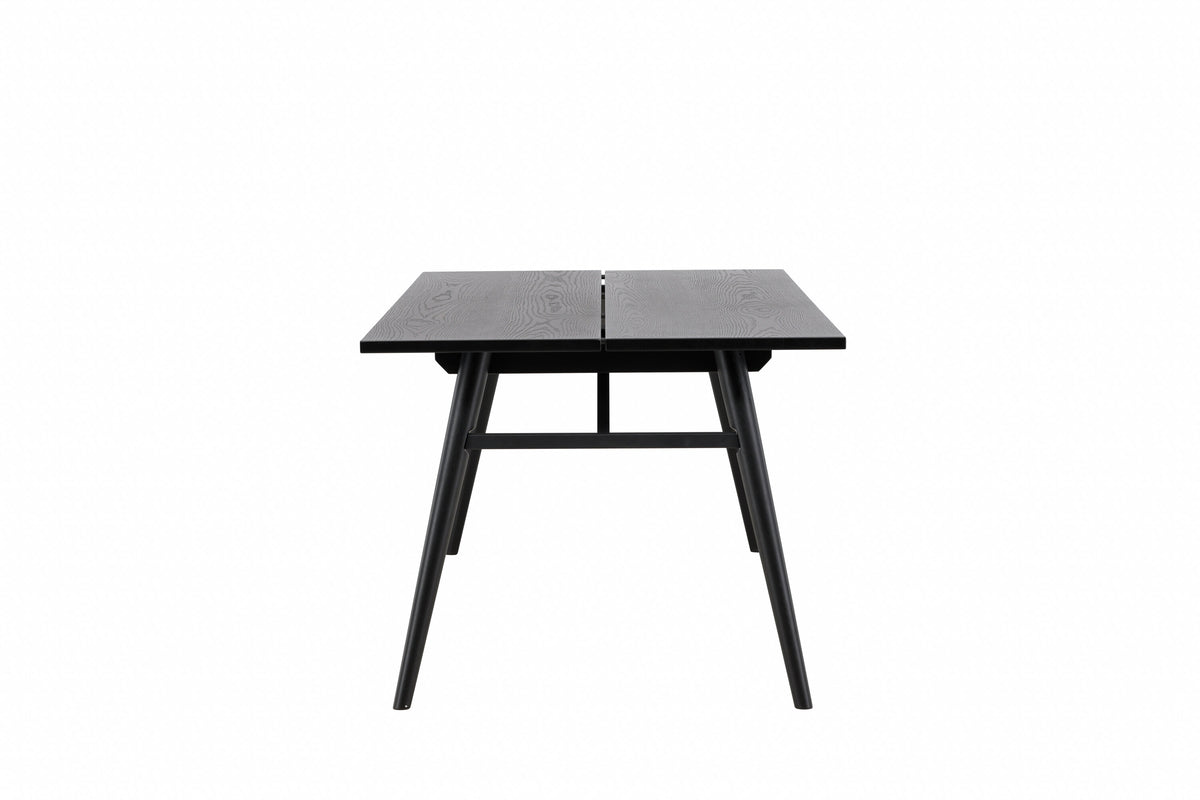 Sleek spisebord - 195 × 95 cm - sort - billede 15