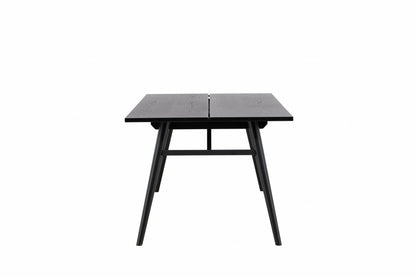 Sleek spisebord - 195 × 95 cm - sort - billede 15