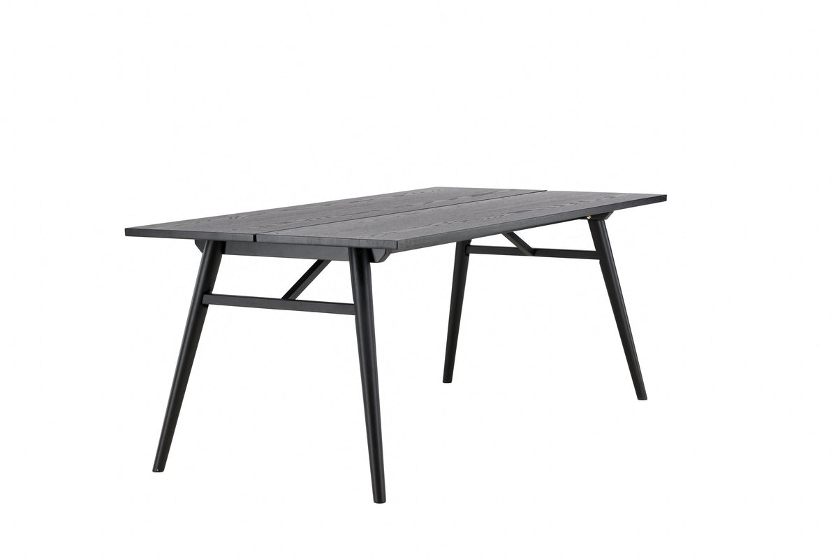 Sleek spisebord - 195 × 95 cm - sort - billede 16