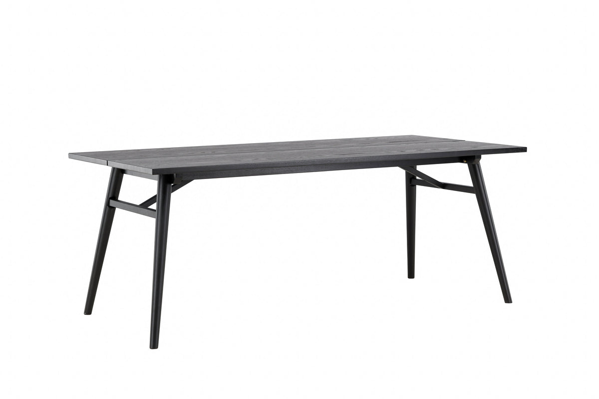 Sleek spisebord - 195 × 95 cm - sort - billede 17