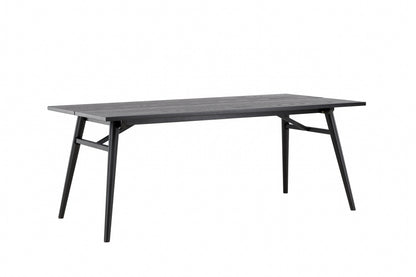 Sleek spisebord - 195 × 95 cm - sort - billede 17