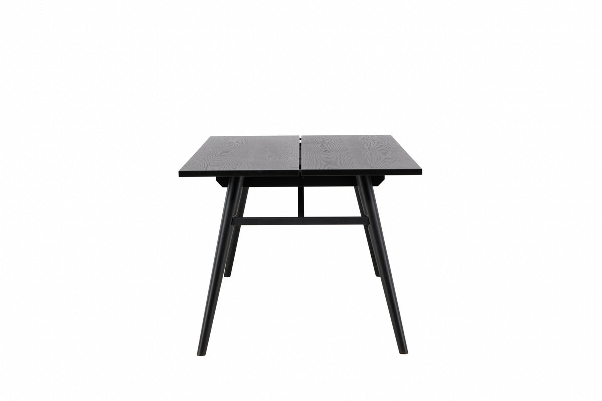 Sleek spisebord - 195 × 95 cm - sort - billede 7