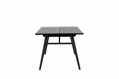 Sleek spisebord - 195 × 95 cm - sort - billede 7